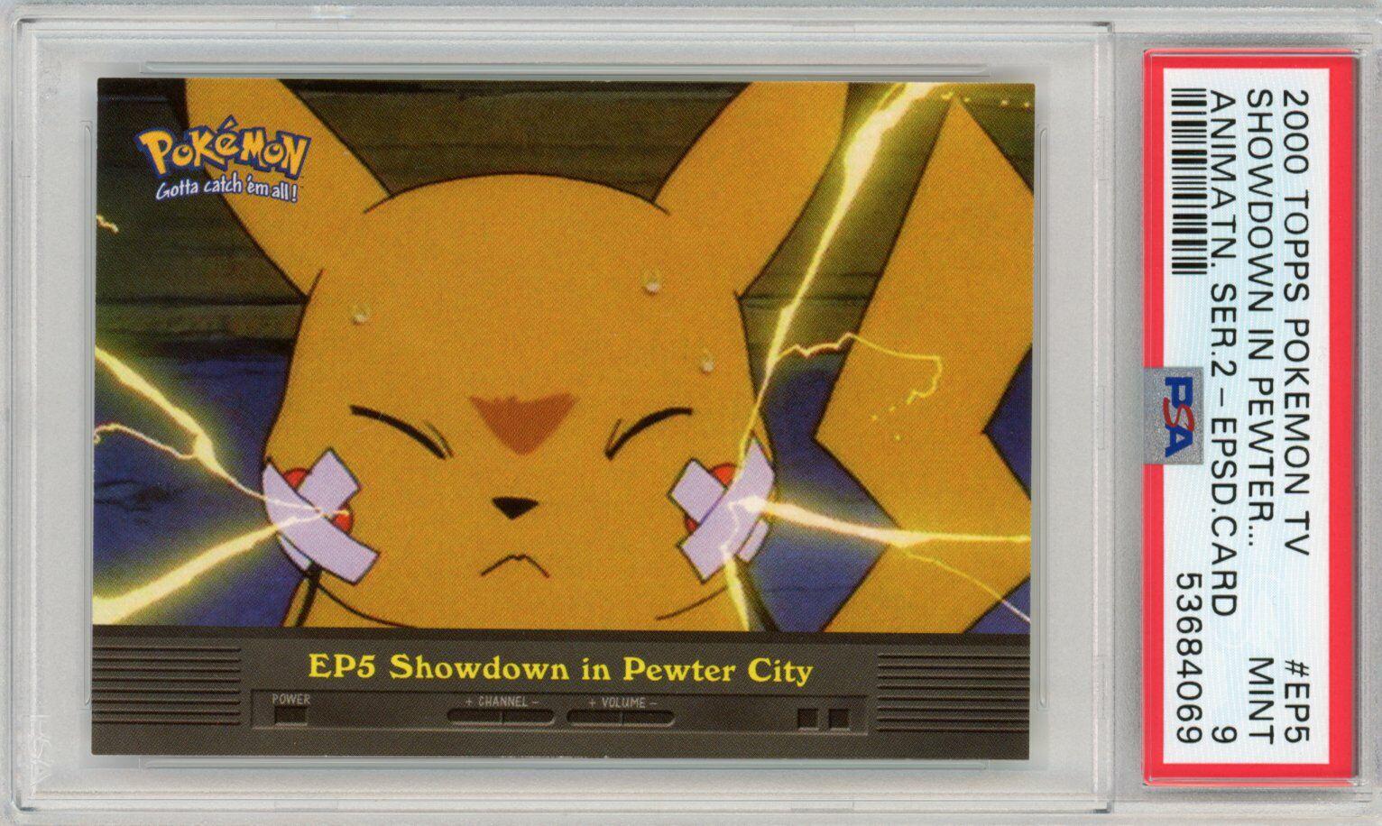 Showdown in Pewter City #EP5 Pokemon 2000 Topps TV