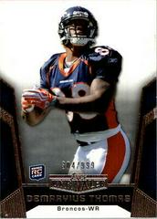 Demaryius Thomas Football Cards 2010 Topps Unrivaled Prices