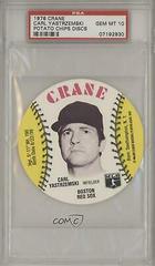 Carl Yastrzemski Baseball Cards 1976 Crane Potato Chips Discs Prices