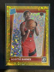 Scottie Barnes [Fast Break Gold] #186 Basketball Cards 2021 Panini Donruss Optic Prices