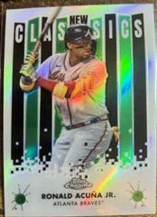 Ronald Acuna Jr. [Green] #NC-3 Baseball Cards 2022 Topps Chrome New Classics Prices