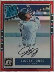 Jacoby Jones [Red] #RRS-JJ Baseball Cards 2017 Panini Donruss Optic Rated Rookie Signatures Prices