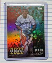 Julio Rodriguez [Red] #22GH-22 Baseball Cards 2023 Topps 2022 Greatest Hits Prices