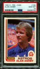 Alan Ashby #184 Baseball Cards 1982 O Pee Chee Prices