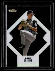 Zack Greinke [Black Refractor] Baseball Cards 2006 Finest Prices