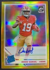 Deebo Samuel [Gold] #167 Football Cards 2019 Donruss Optic Rated Rookie Autographs Prices