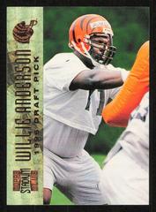 Willie Anderson [Members Only] #137 Football Cards 1996 Stadium Club Prices