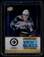 Cole Perfetti [Gold Spectrum] Hockey Cards 2021 Upper Deck Credentials View from the Glass Prices