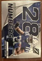 Jonathan Taylor #BN-JT Football Cards 2022 Panini Zenith Behind the Numbers Prices