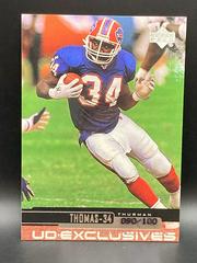 Thurman Thomas [Exclusives Silver] Football Cards 1999 Upper Deck Prices