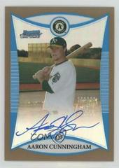 Aaron Cunningham [Autograph] #BCP275 Baseball Cards 2008 Bowman Chrome Prospects Prices