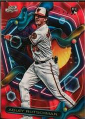 Adley Rutschman [Red Flare] #35 Baseball Cards 2023 Topps Cosmic Chrome Prices