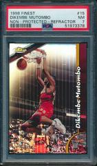 Dikembe Mutombo [Non Protected Refractor] #15 Basketball Cards 1998 Finest Prices