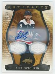 Alex Ovechkin [Autograph Material Gold] #124 Hockey Cards 2023 Upper Deck Artifacts Prices