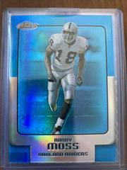 Randy Moss Blue Refractor Basketball Cards 2006 Finest Prices
