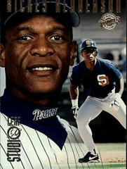 Rickey Henderson #149 Baseball Cards 1996 Studio Prices