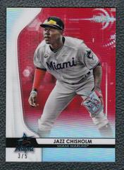 Jazz Chisholm [Red Refractor] Baseball Cards 2020 Bowman Sterling Prices