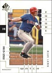 Mike Lamb #117 Baseball Cards 2000 SP Authentic Prices