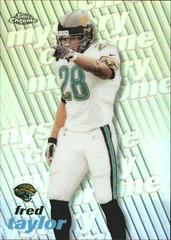 Fred Taylor [Refractor] #M15 Football Cards 1999 Topps Mystery Chrome Prices