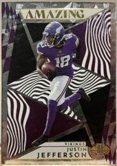 Justin Jefferson #A-12 Football Cards 2022 Panini Illusions Amazing Prices