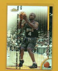 Chris Webber [Refractor] Basketball Cards 1998 Finest Prices