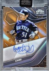 Ichiro [Orange] #CBA-I Baseball Cards 2023 Topps Chrome Black Autographs Prices