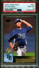David Price [Blue Uniform] #401 Baseball Cards 2009 Upper Deck Prices