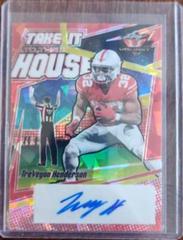 TreVeyon Henderson [Crystal Red] #TH-TH2 Football Cards 2022 Leaf Valiant Autographs Take it to the House Prices