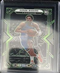 Aaron Wiggins [Green] #191 Basketball Cards 2021 Panini Obsidian Prices
