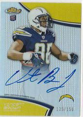 Vincent Brown [Autograph Refractor] Football Cards 2011 Topps Finest Prices