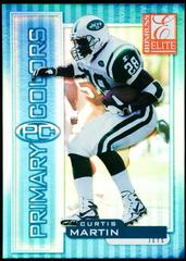Curtis Martin [Blue] #16 Football Cards 1999 Panini Donruss Elite Primary Colors Prices