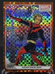 Adam Warlock [Orange Checkers] #99 Marvel 2023 Upper Deck Platinum Prices