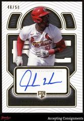 Jordan Walker #DRA-JW Baseball Cards 2023 Topps Definitive Rookie Autographs Collection Prices