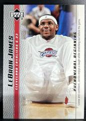 LeBron James [2007 Cleveland National] #4 Basketball Cards 2003 Upper Deck Phenomenal Beginning Prices