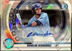 Ronaldo Hernandez [Autograph] #BTP100 Baseball Cards 2020 Bowman Chrome Scouts' Top 100 Prices