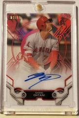 Shohei Ohtani [Red] #SO Baseball Cards 2019 Topps High Tek Autographs Prices