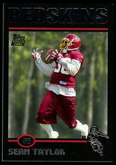Sean Taylor [Black] #347 Football Cards 2004 Topps Prices