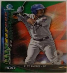 Eloy Jimenez [Green Refractor] #BTP-8 Baseball Cards 2017 Bowman Scouts' Top 100 Prices