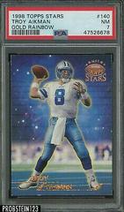 Troy Aikman [Gold Rainbow] #140 Football Cards 1998 Topps Stars Prices