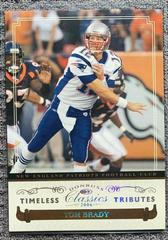 Tom Brady [Timeless Tributes Gold] #62 Football Cards 2006 Panini Donruss Classics Prices
