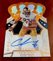 Chase Claypool [Signature Holo] Football Cards 2020 Panini Chronicles Draft Picks Crown Royale Prices