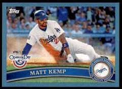 Matt Kemp [Blue] #208 Baseball Cards 2011 Topps Opening Day Prices