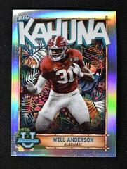 Will Anderson #TBK-3 Football Cards 2022 Bowman Chrome University The Big Kahuna Prices