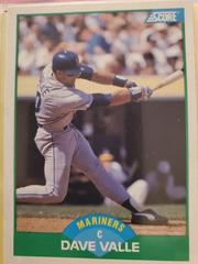 Dave Valle #27 Baseball Cards 1989 Score Prices