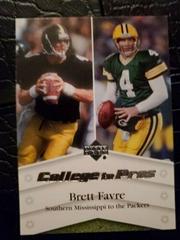 Brett Favre #NTN-BF Football Cards 2007 Upper Deck College to Pros Prices