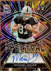 Michael Mayer #11 Football Cards 2023 Panini Spectra Spectral Signature Prices