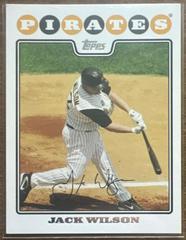Jack Wilson [Black] #444 Baseball Cards 2008 Topps Prices