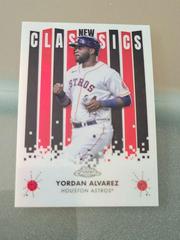 Yordan Alvarez [Red] Baseball Cards 2022 Topps Chrome New Classics Prices