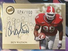 Ben Watson [Gold] Football Cards 2004 Press Pass Autograph Prices