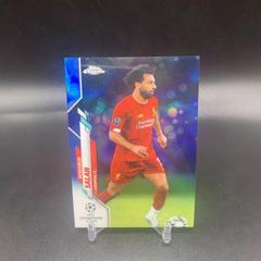 Mohamed Salah [Blue Bubbles Refractor] Soccer Cards 2019 Topps Chrome UEFA Champions League Prices